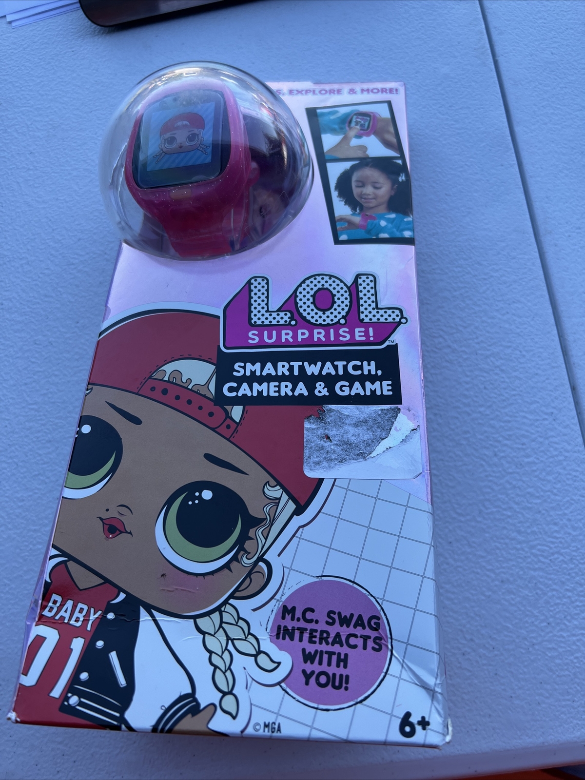 LOL Surprise Interactive Smart Watch Camera Game Band Clip Stand Kids PINK