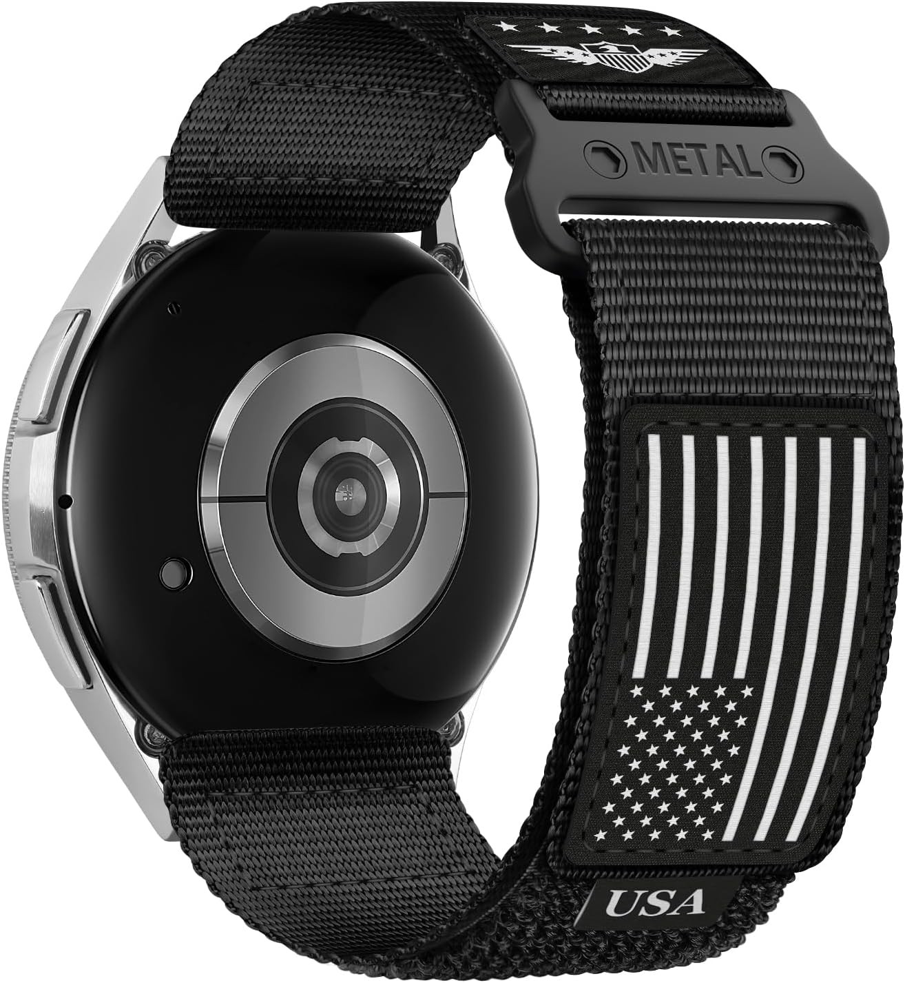 20mm Fabric Nylon Strap Compatible with Samsung Galaxy Watch 7 44mm