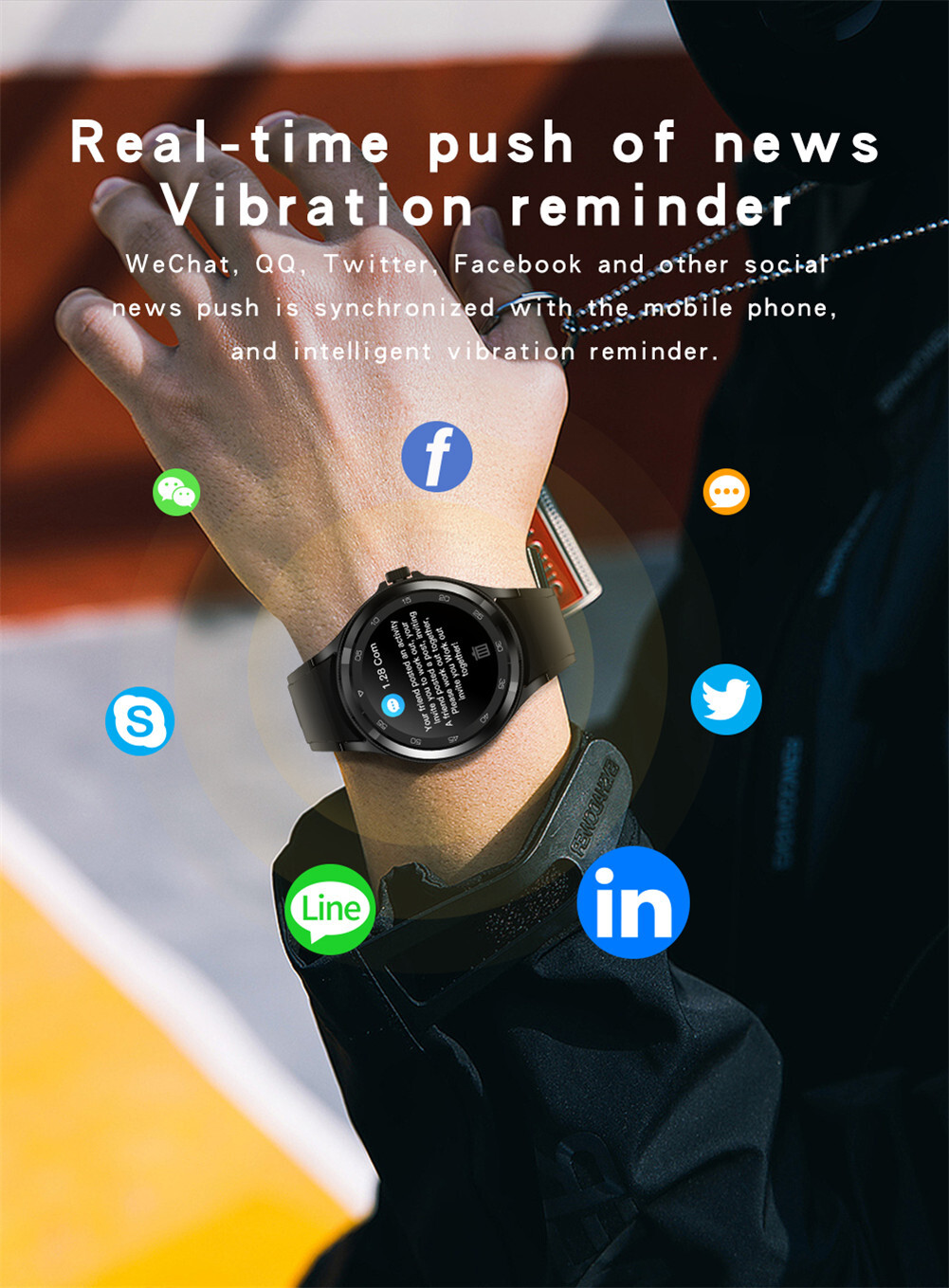 Smart Watch Bluetooth Call Reminder Watches Men Women Fitness Tracker Bracelets