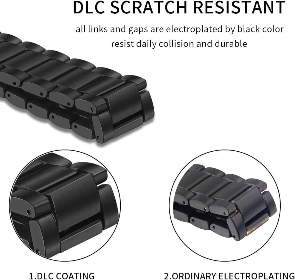 20mm Titanium Strap Compatible with Samsung Watch 6 Classic 43mm/47mm
