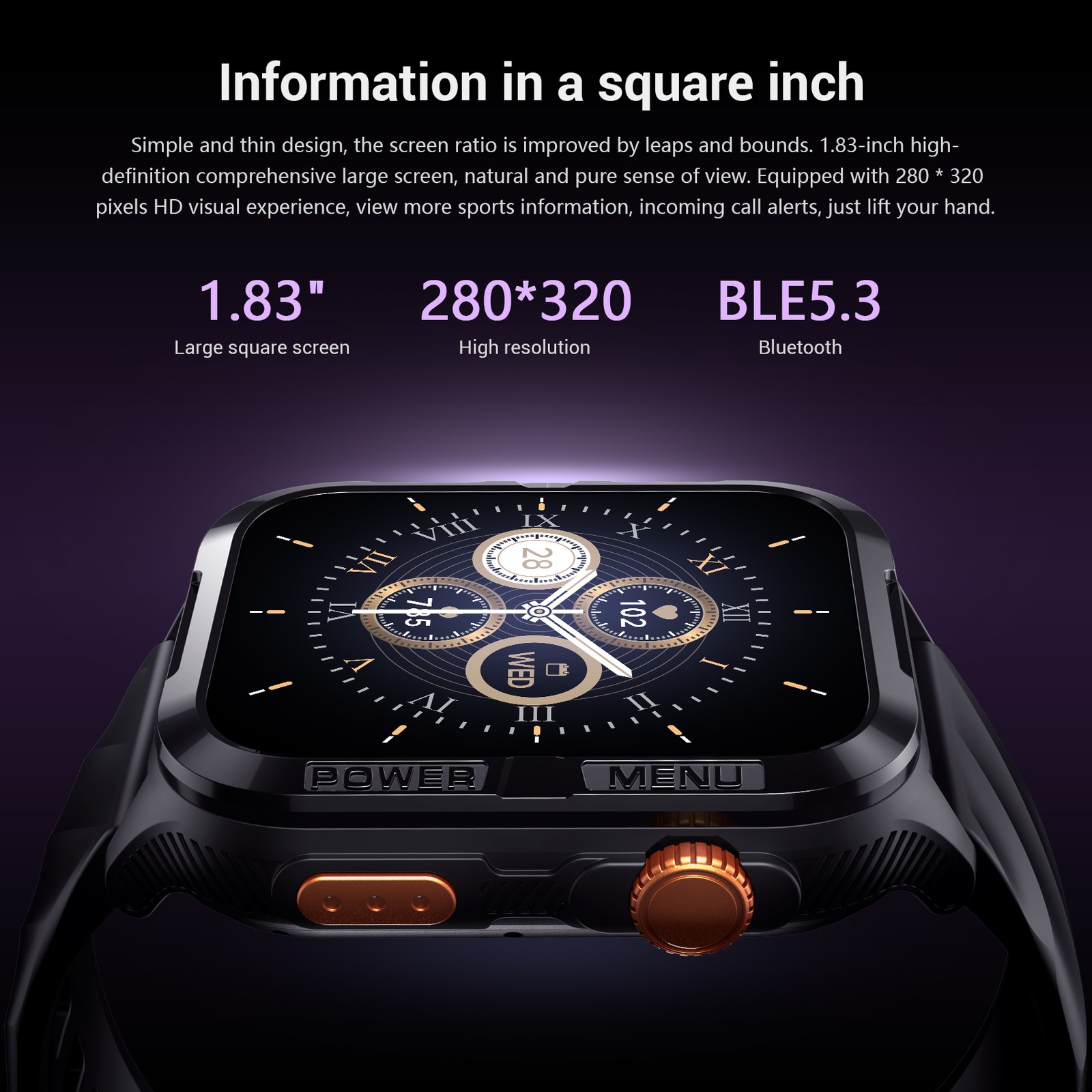 Military Grade Smart Watch Men GPS Flashlight Compass Waterproof Bluetooth Call