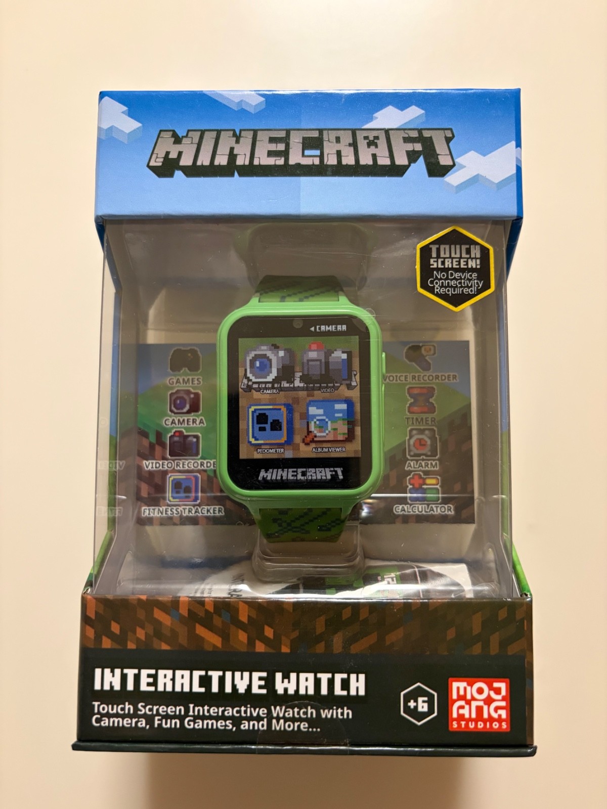 Minecraft Kids Smart Watch • Touchscreen Interactive Watch • New Sealed