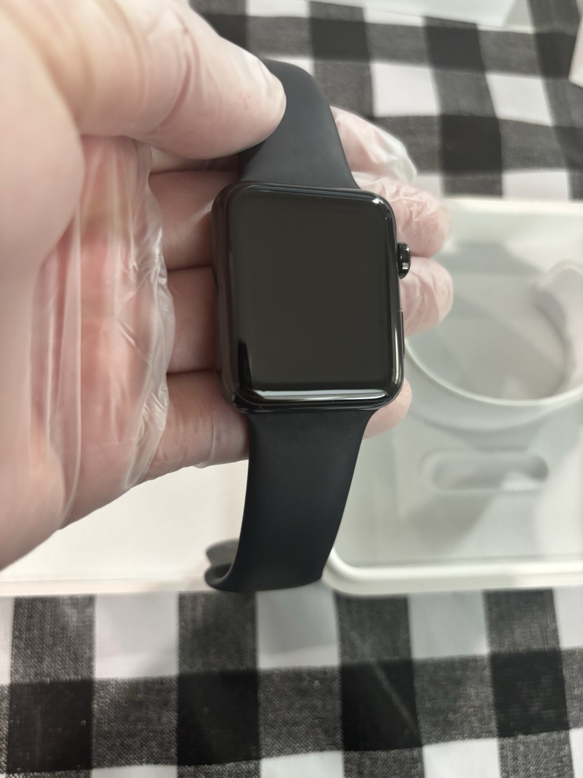 Apple Watch Gen 1 Sapphire Crystal & Ceramic 42mm Space Black