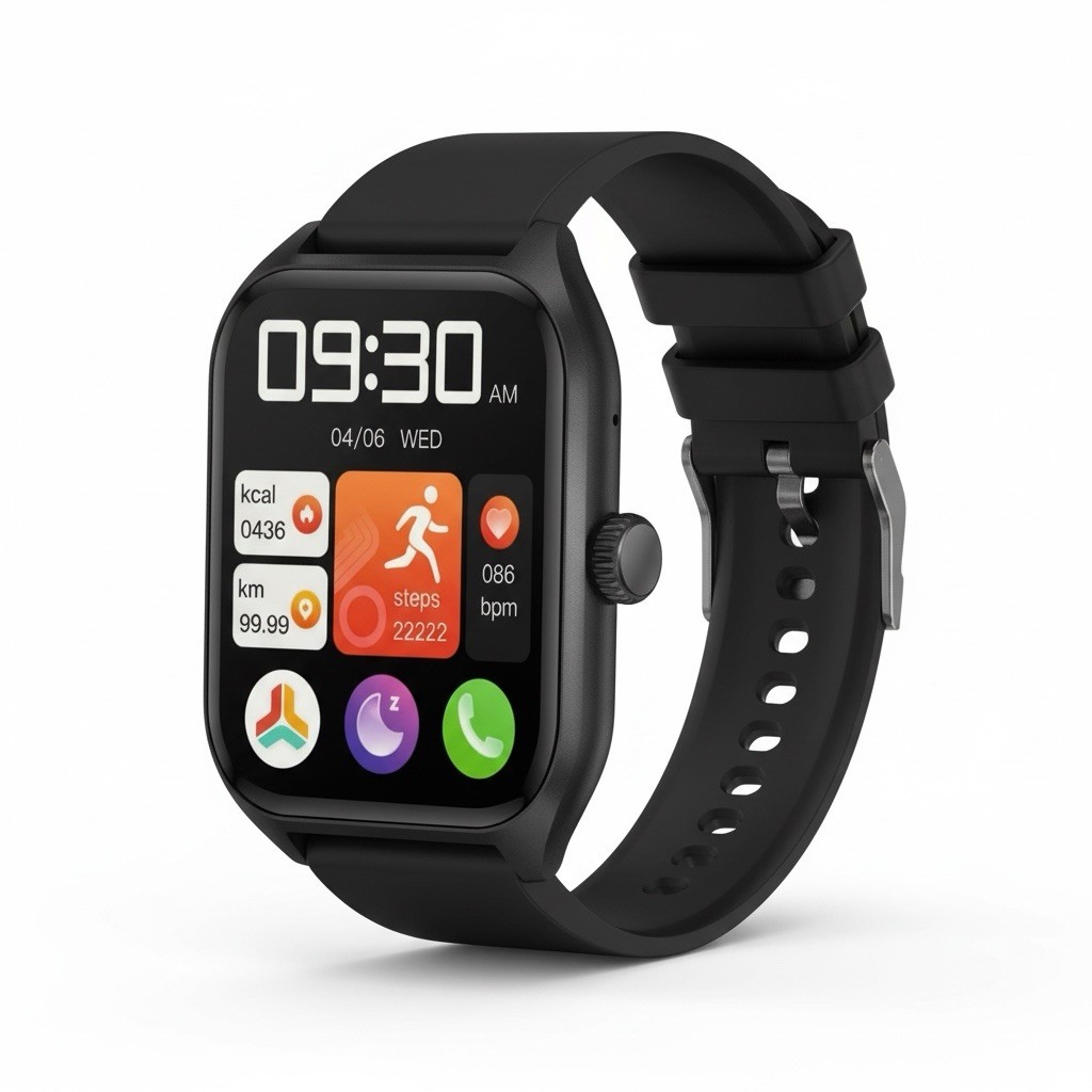 Medicoswatch QX5 Smartwatch Bluetooth Calling Body Temp Heart Rate
