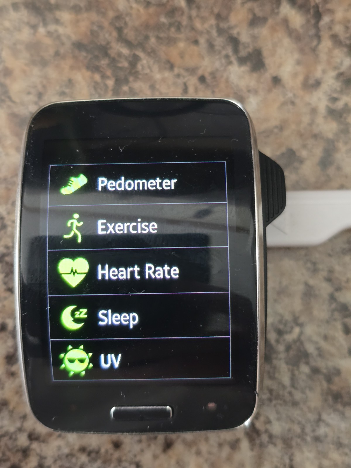 Samsung Galaxy Gear S Curved Sm-r750p SMART WATCH For Parts (4) New Wrist Bands