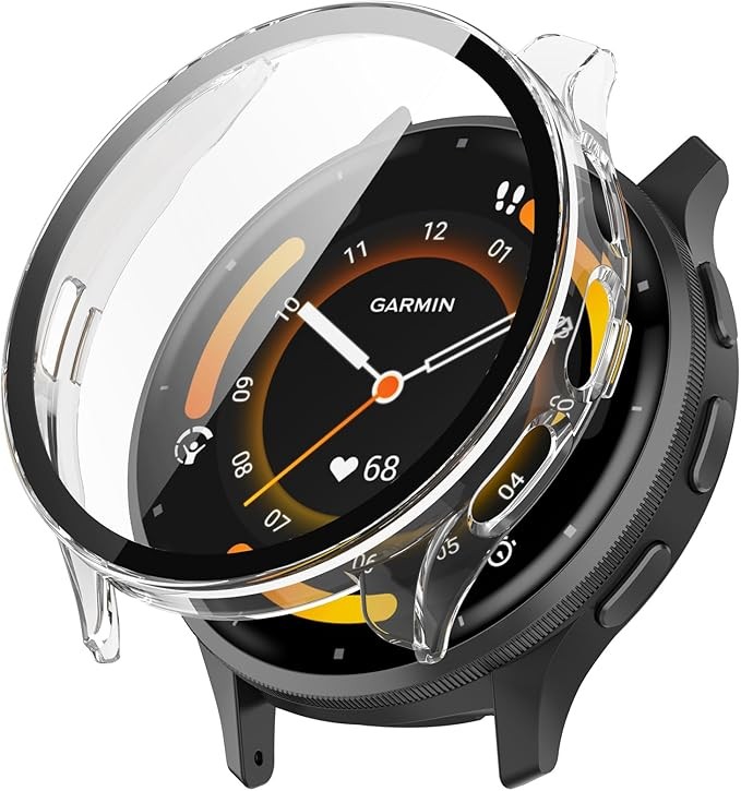 1 Pack Garmin Venu 3S 41mm Watch Case for Women Men Scratch Resistant Shock Abso