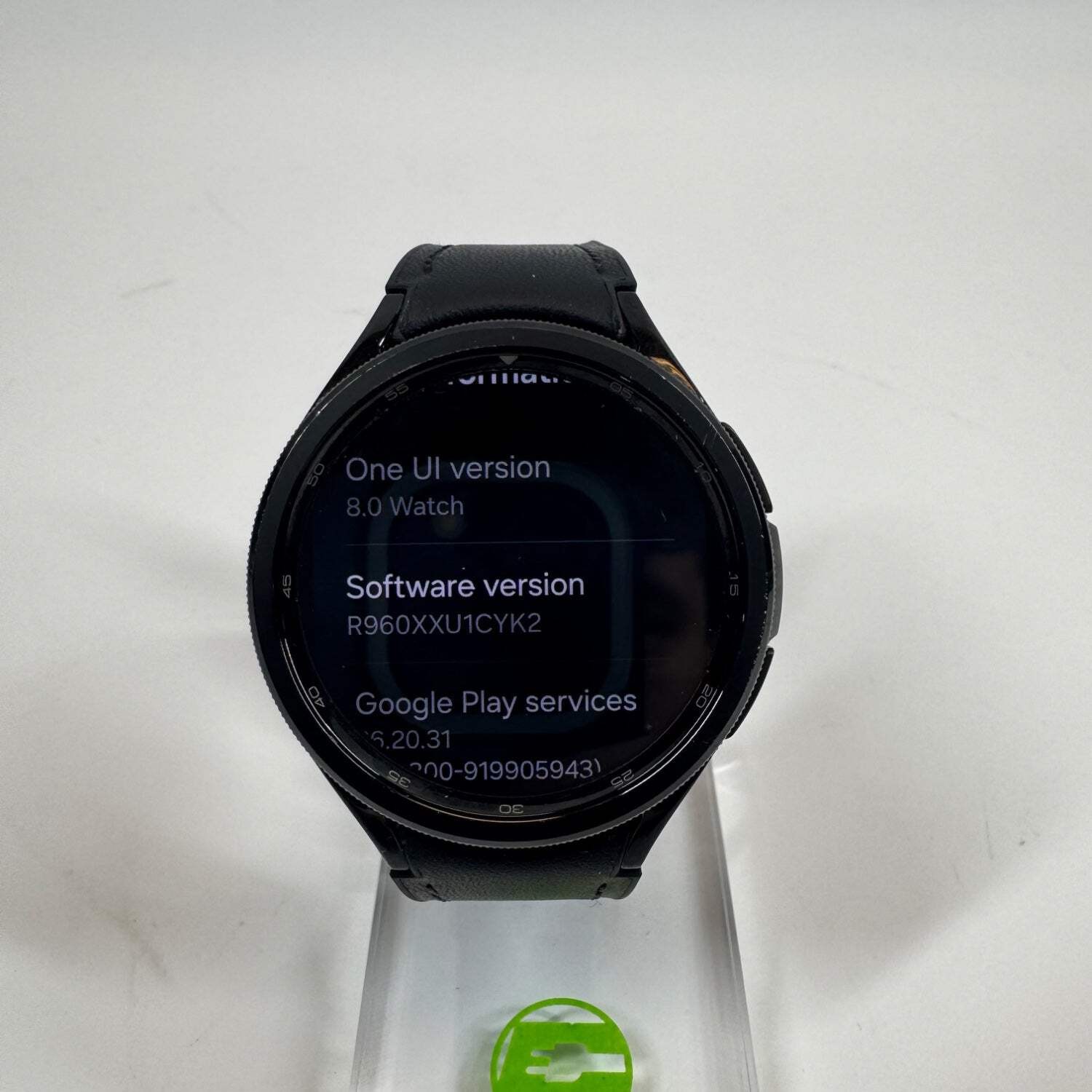 GPS Only Samsung Galaxy Watch6 Classic Stainless Steel Smartwatch SM-R960