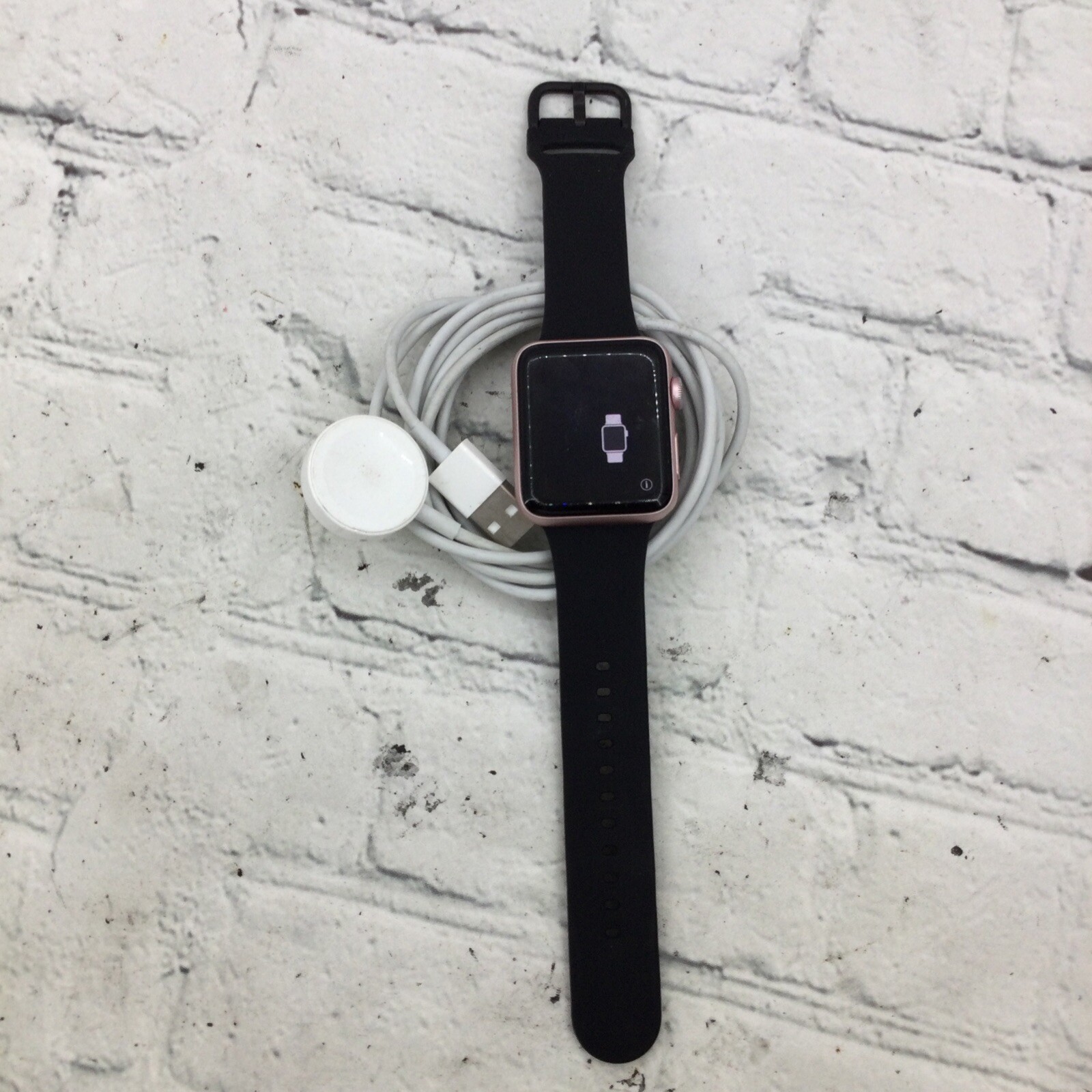 Apple Watch Series 2 42mm Space Gray Aluminum case Black Loop A1758