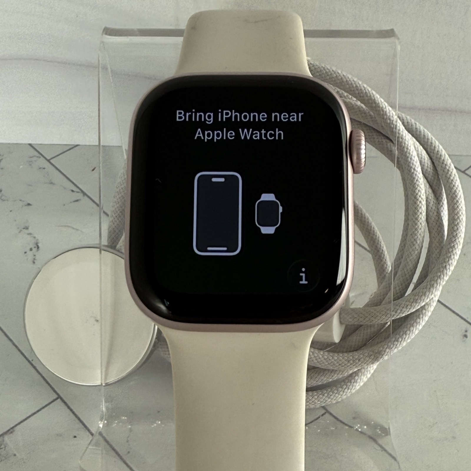Apple Watch Series 10 42mm GPS WiFi Rose Gold A2997 Smartwatch #H237
