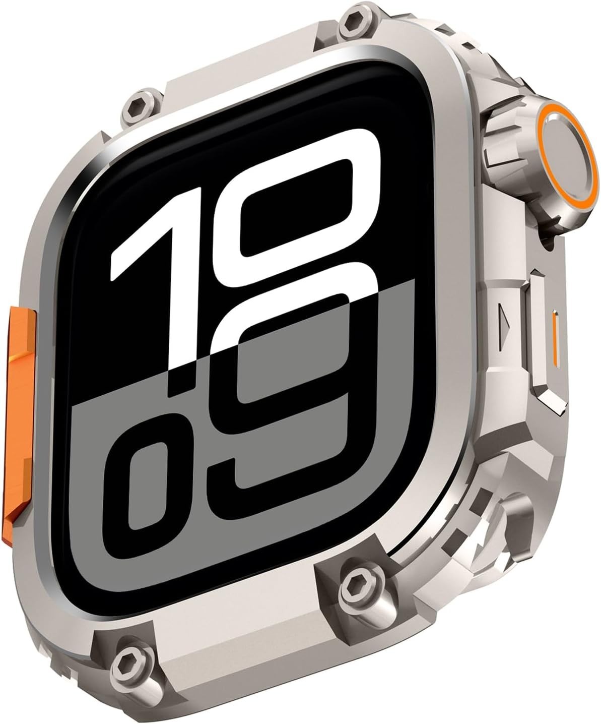 Metal Armor Case 2 in 1 for Apple Watch Series 11 46mm Rugged Military Protectio