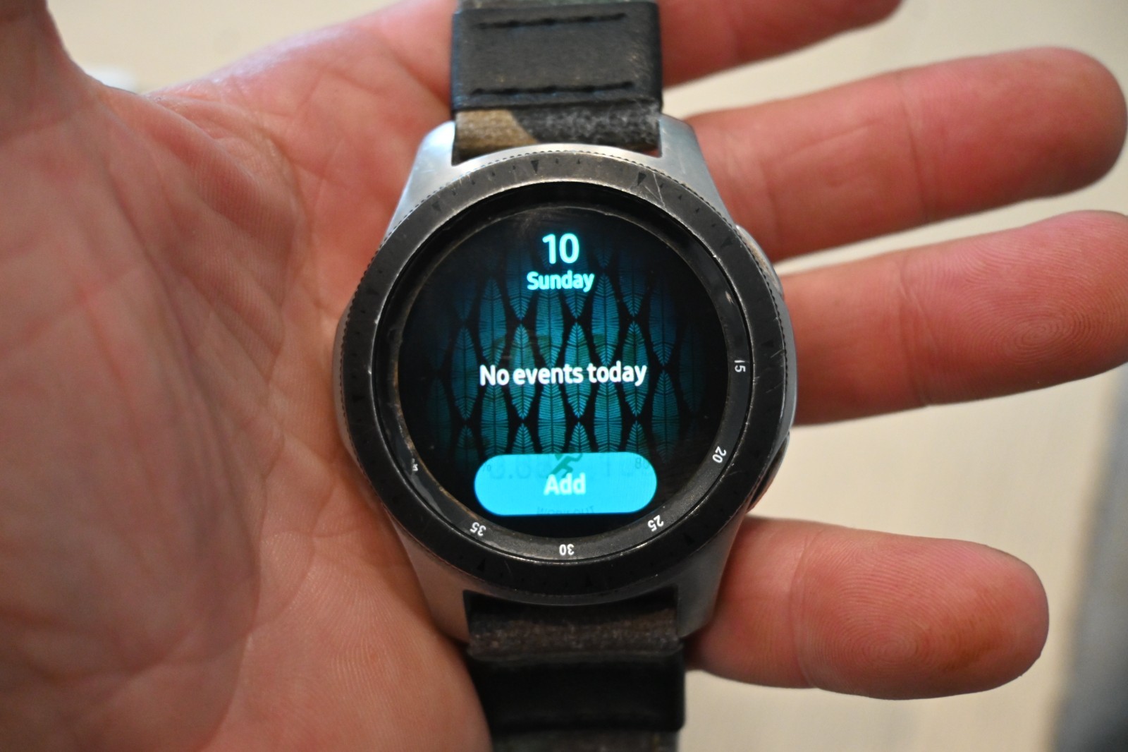 Samsung Galaxy Watch Sm-r800 46mm Black Smartwatch Bluetooth WiFi Works Great!