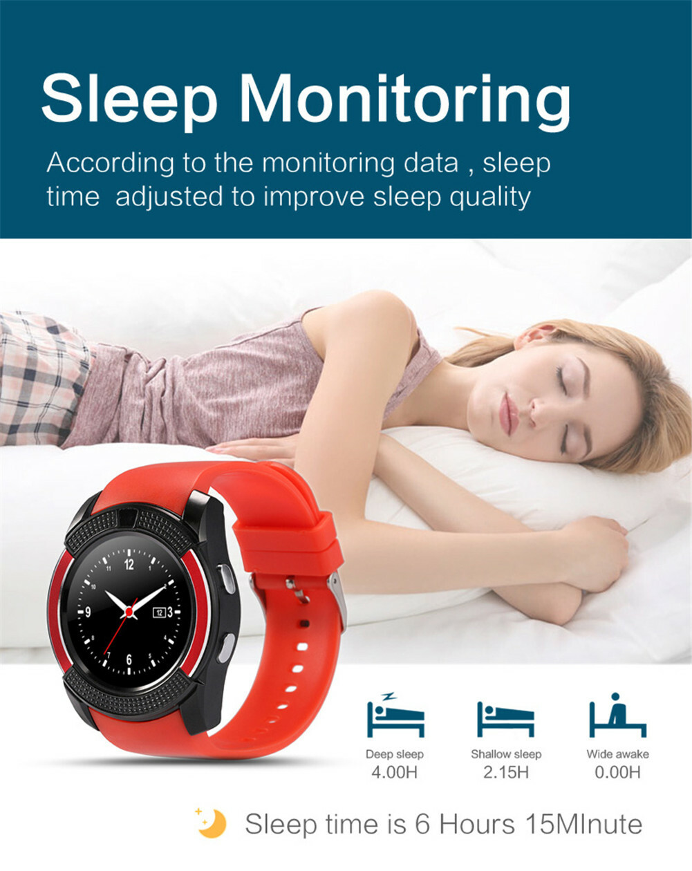 Luxury Smart Watch Unlocked Phone Bluetooth Bracelets for Android Men Women