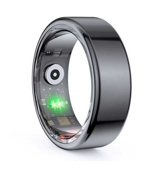 COLMI R2 Smart Ring, Health, Sleep, Fitness, Calorie & O2 Monitor – Titanium