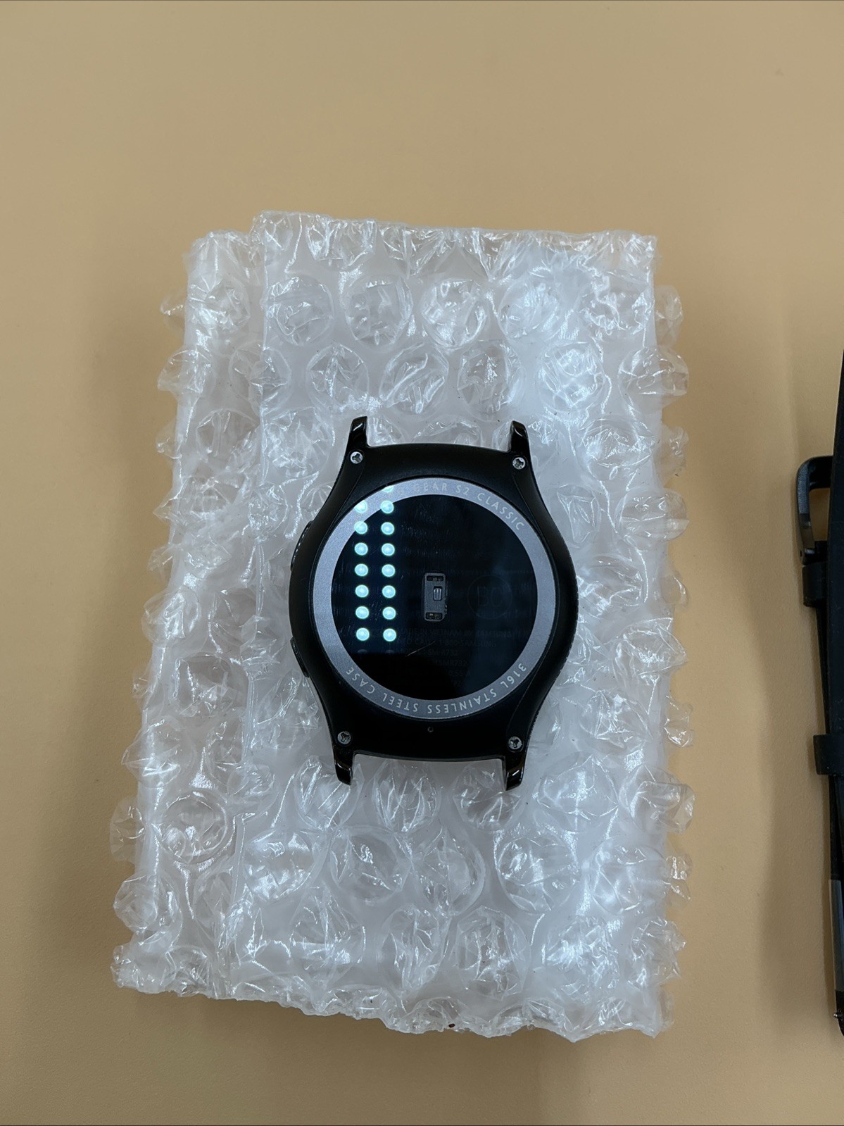 Samsung Galaxy Watch Gear S2 Classic Sm-r 732-black Excellent Condition