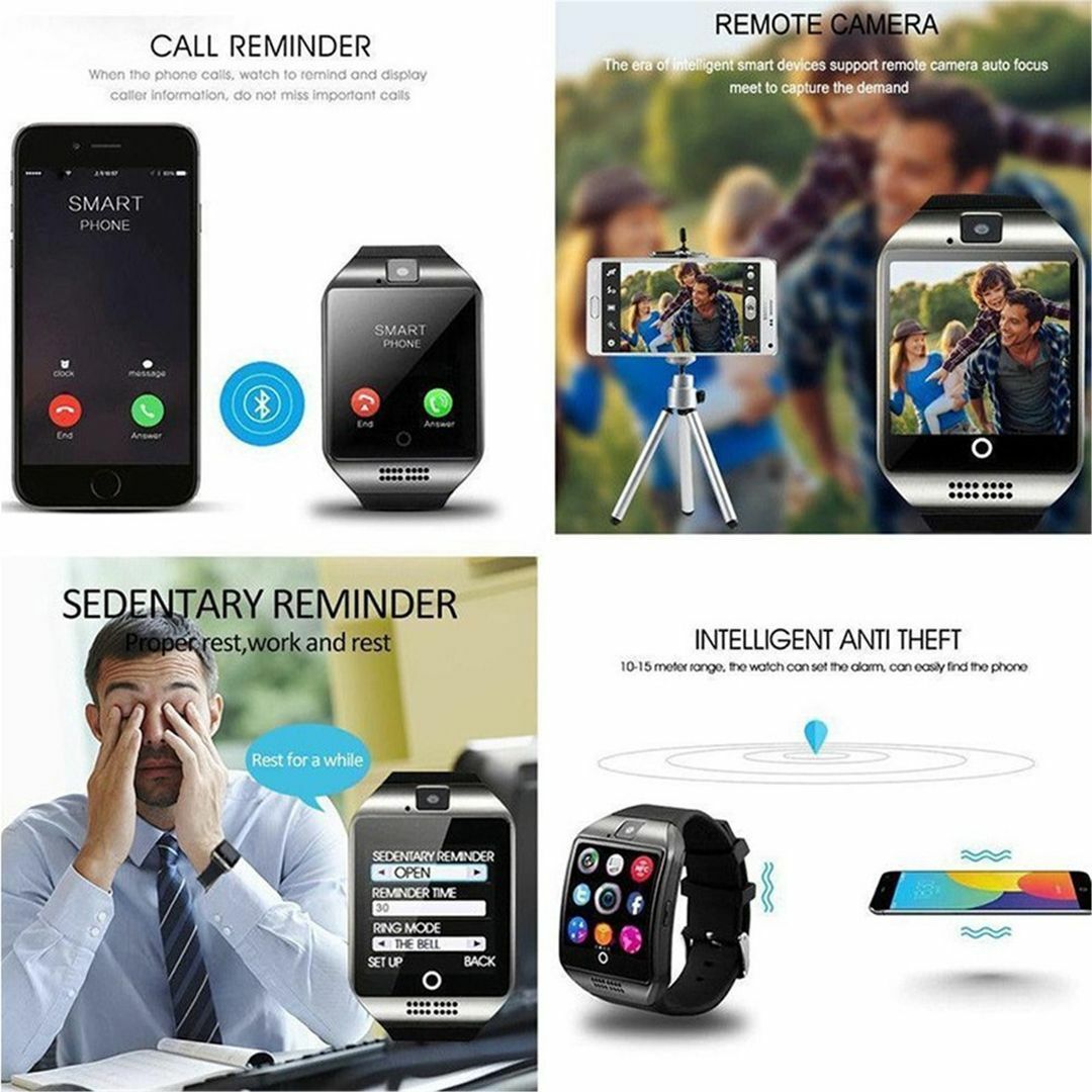 Smart Watch Pedometer GSM Phone Sport Bracelet Sleep Tracker for Android Phones