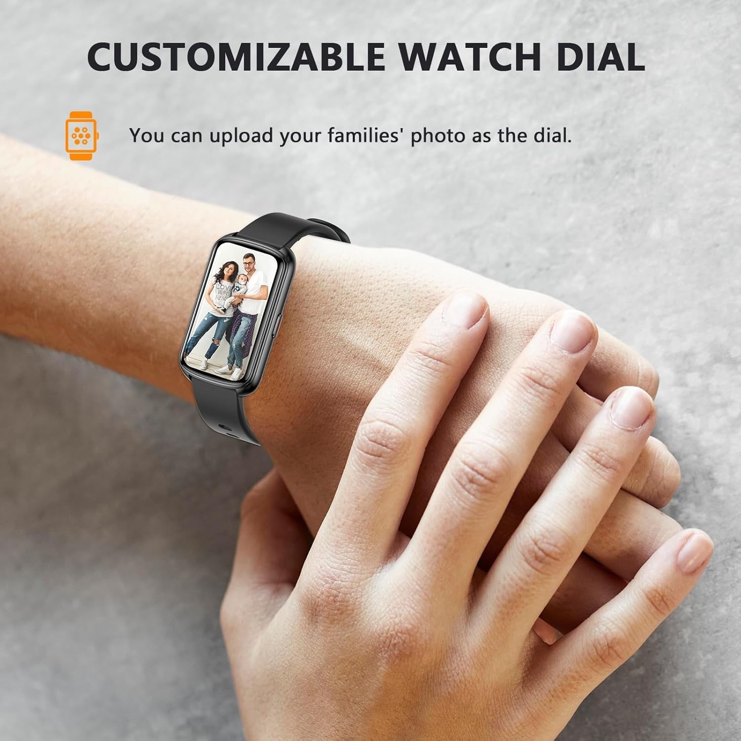 Stylish 5ATM Fitness Watch – Smart Notifications & Long Battery Life