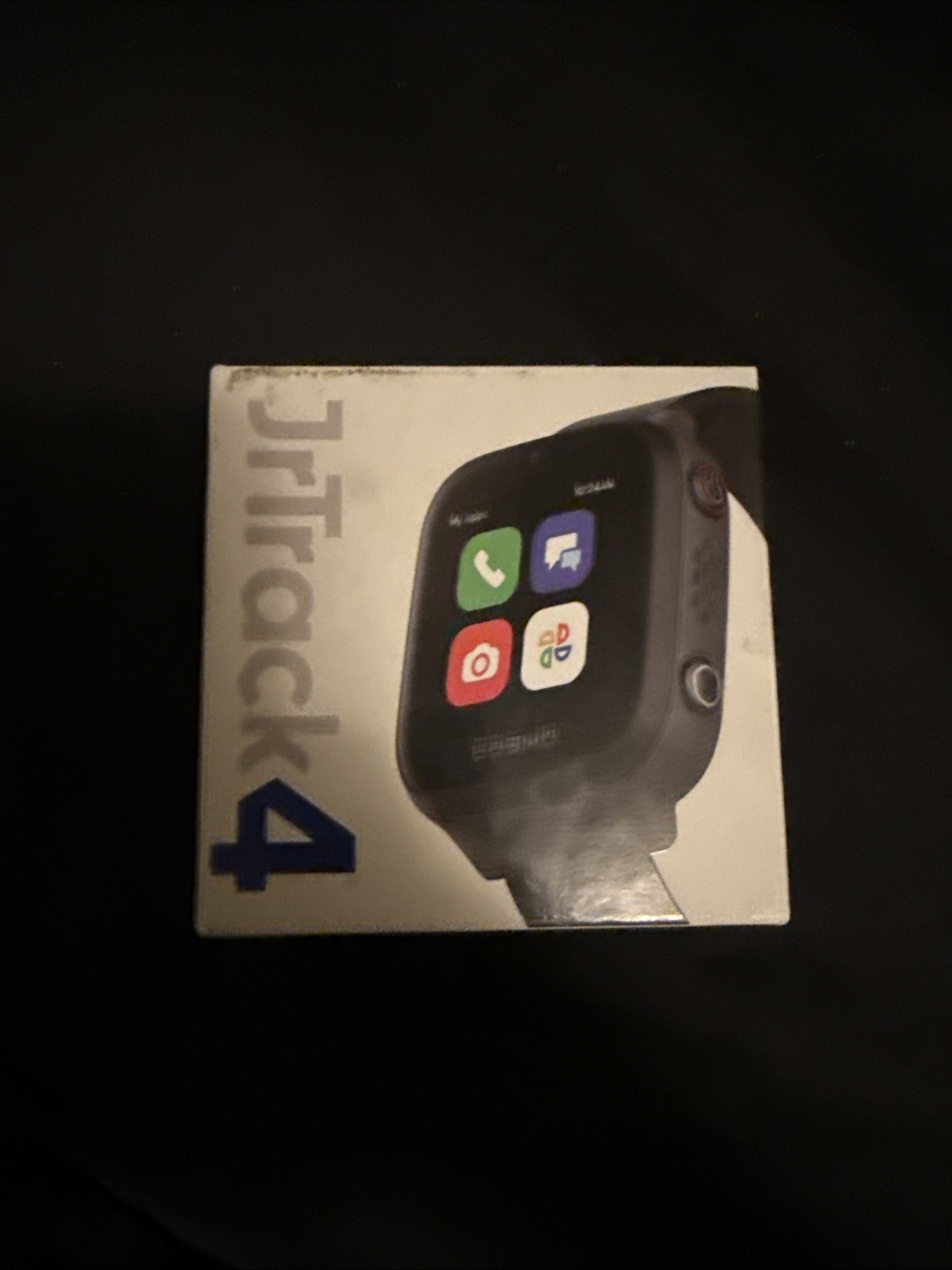 JrTrack 4 Kids Smart Watch by COSMO | Phone Watch & GPS Tracker Black