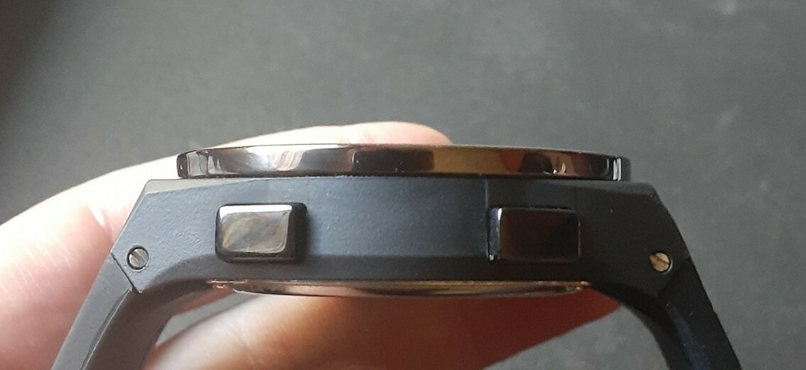 Kenneth Cole, Men’s Connect Smart Watch, Two Tone Silicone Band, G0827A, New Bat