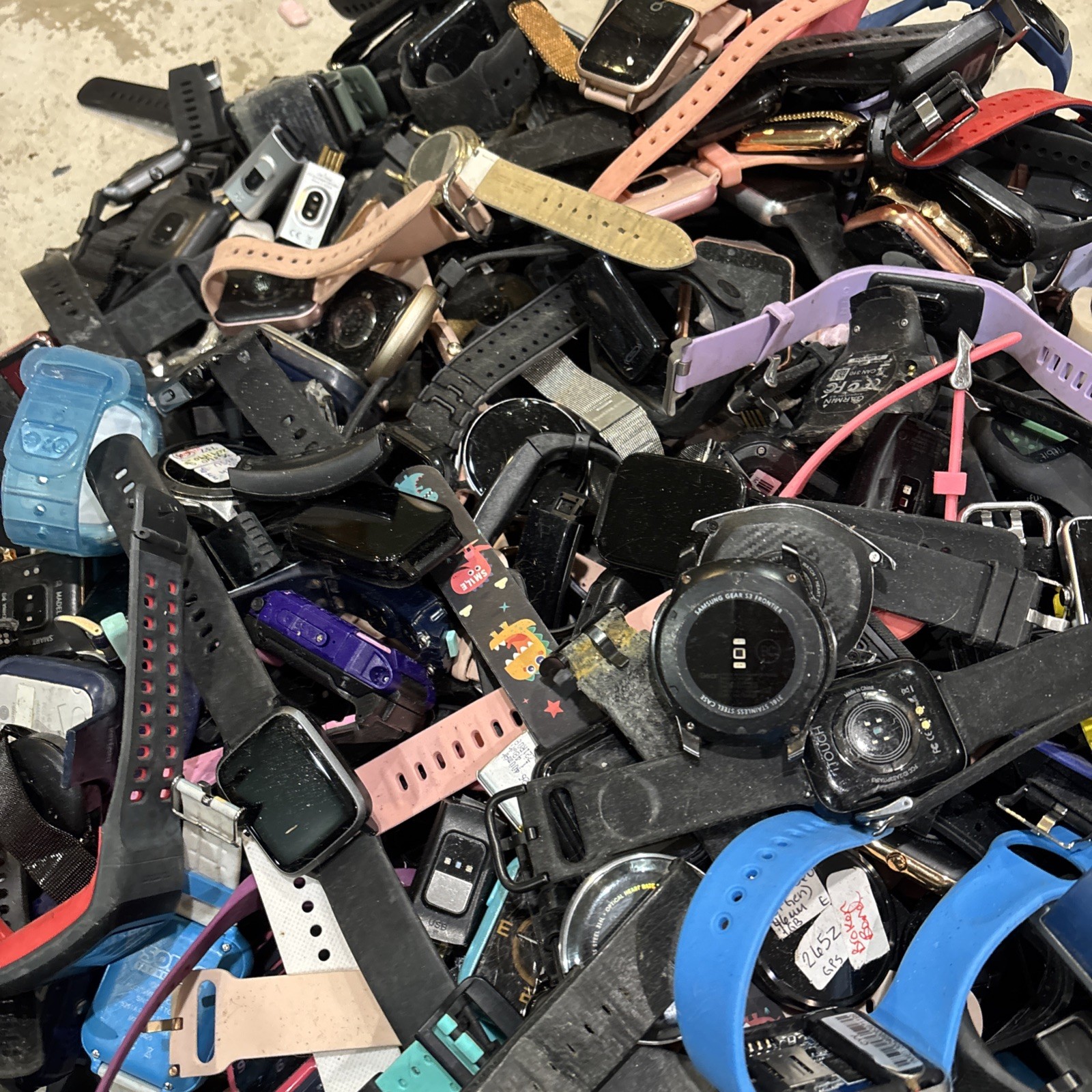 Lot of (380+) Untested Watches Smart Casio Samsung Asus For Parts or Repair ++