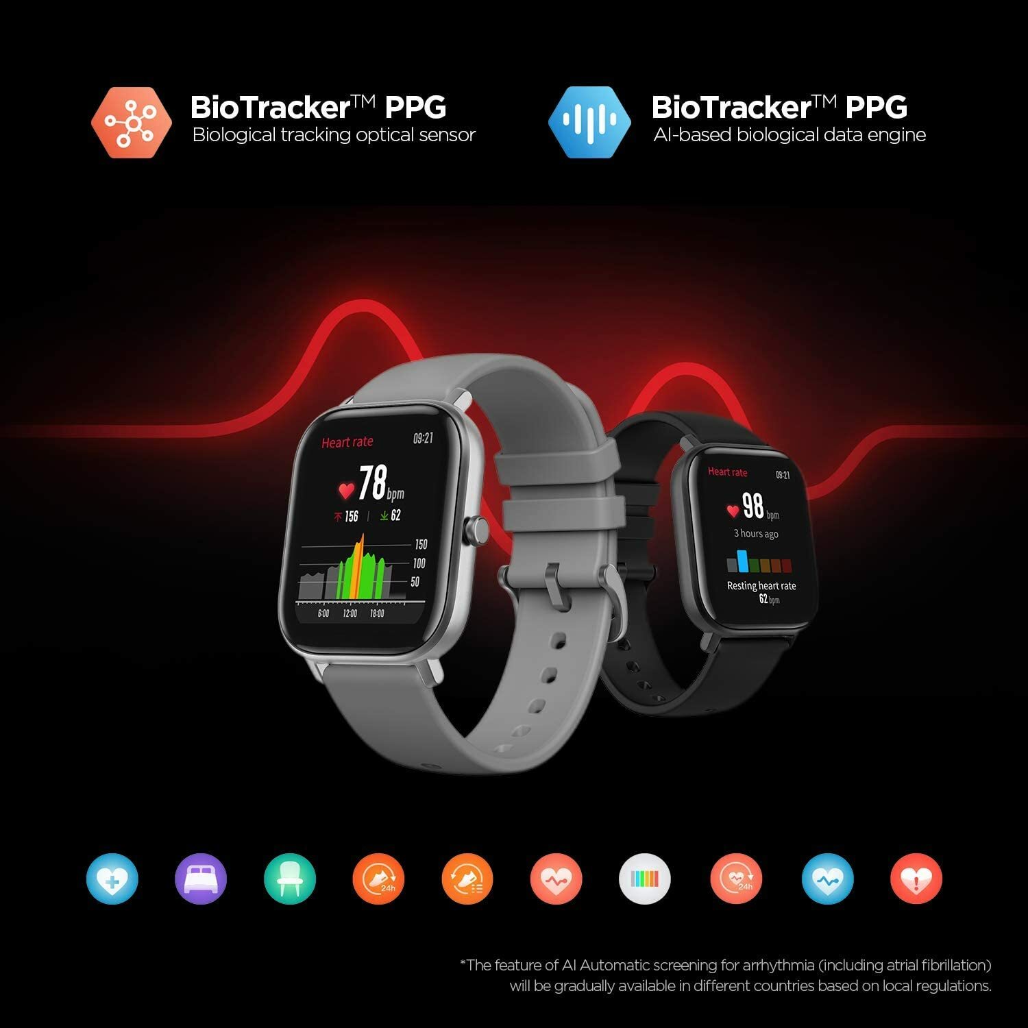 AmazFit GTS Model A1914 Fitness Tracking Smartwatch GPS, Desert Gold NEW Sealed.