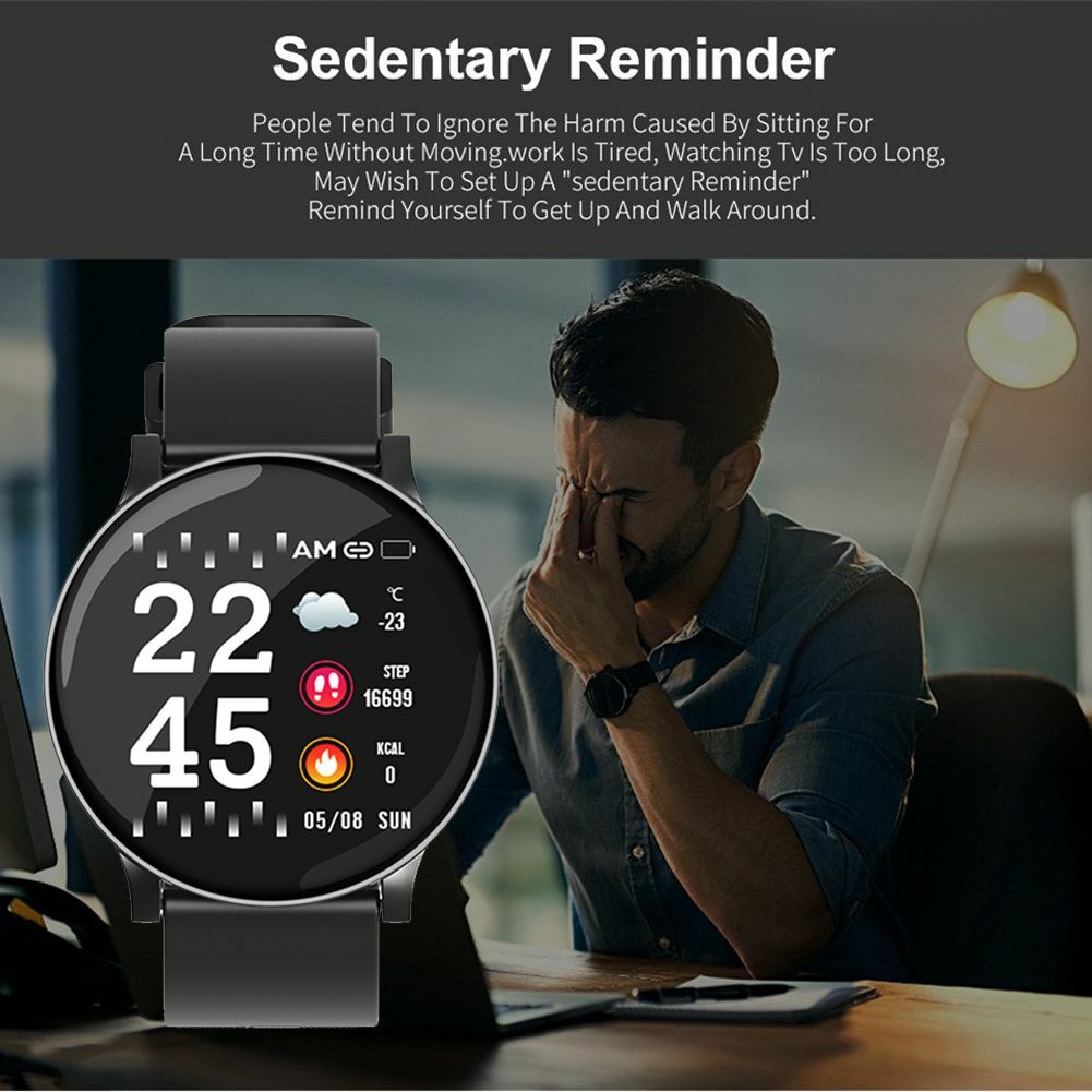 Waterproof Bluetooth Smart Watch Sport Tracker Calorie Pedometer For Cellphones