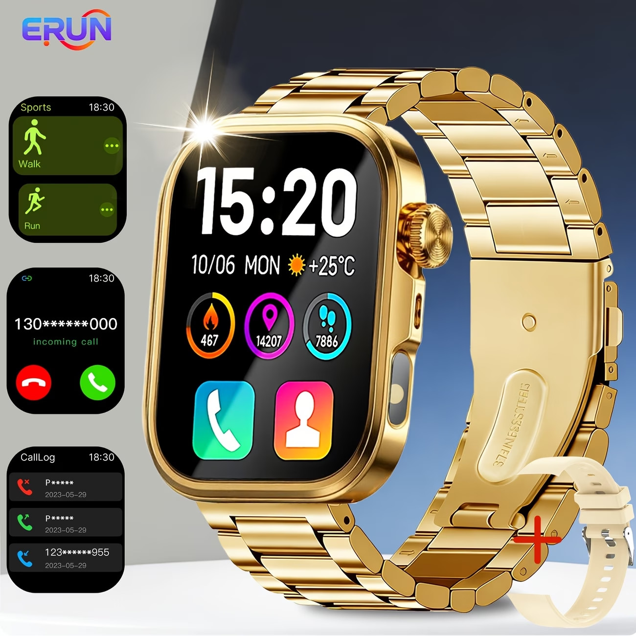 2026 HD Touchscreen Smartwatch Wireless Calling Sports Fitness Watch Unisex