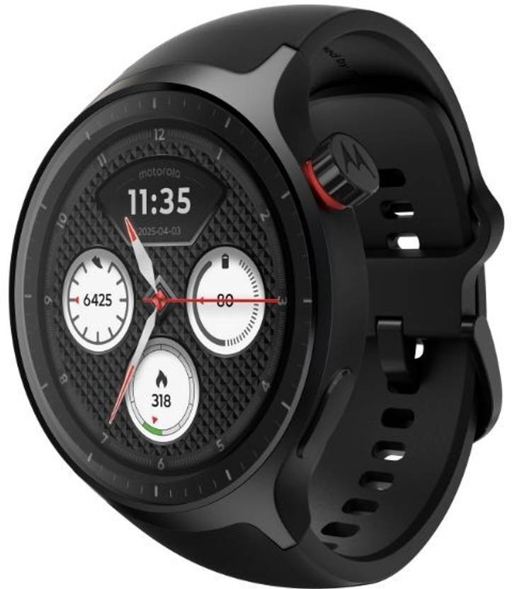 MOTOROLA moto watch Smartwatch (Pantone Volcanic Ash Band Strap, Free Size)