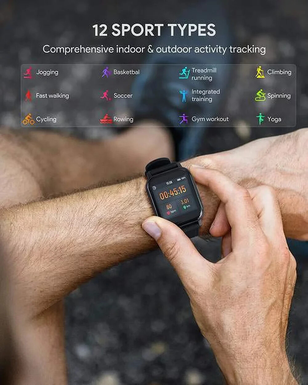 2024 Smart Watch For Men/Women Waterproof Smartwatch Bluetooth iPhone Samsung