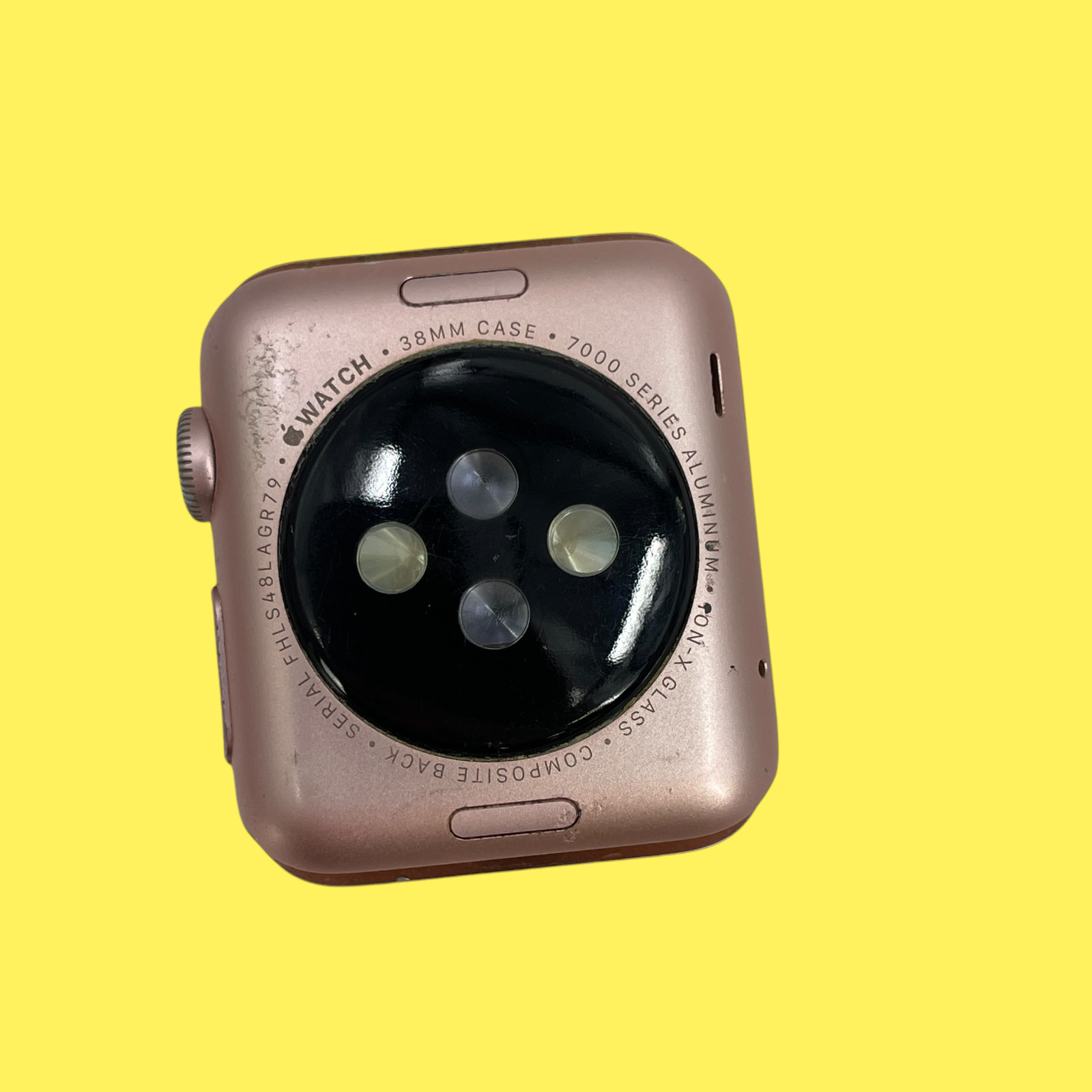 AS/IS LOT OF 3 Apple Watch 7000 Series Pink 38mm Model A1553 #9340 Z65/361