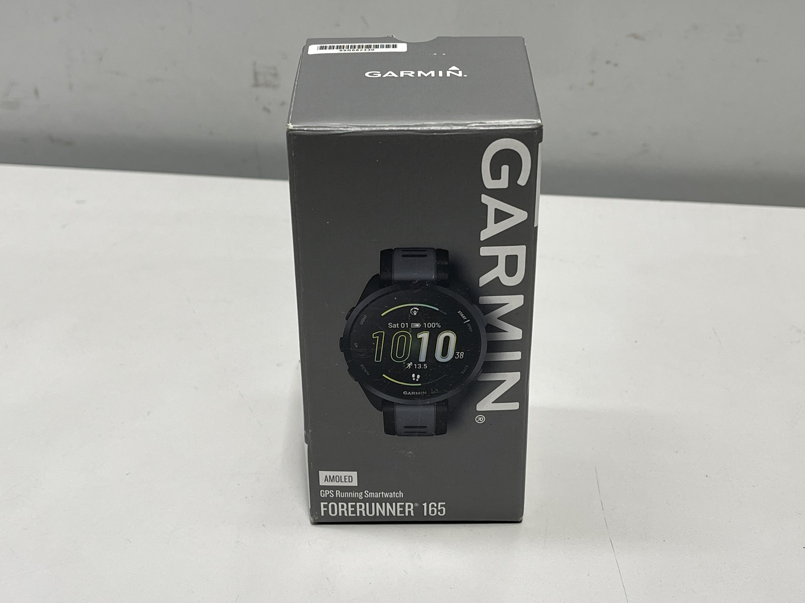 Garmin Forerunner 165 GPS Smartwatch 43 mm Fiber-Reinforced Black/Slate Gray