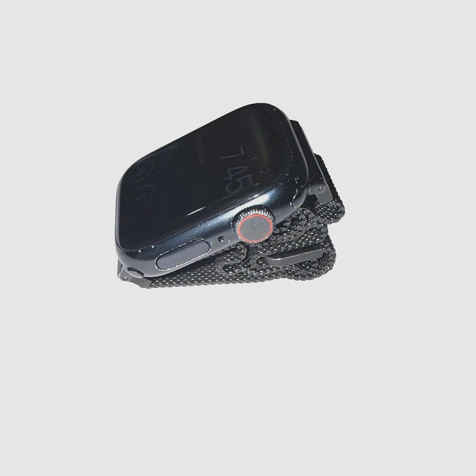 Apple Watch Series 7 41mm GPS + Cellular Midnight Aluminum – Steel Band