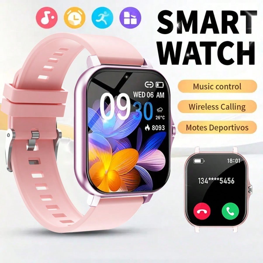 Smart Watch Bluetooth Call SMS Reminder Multi-Sport Mode Gift for Men Women