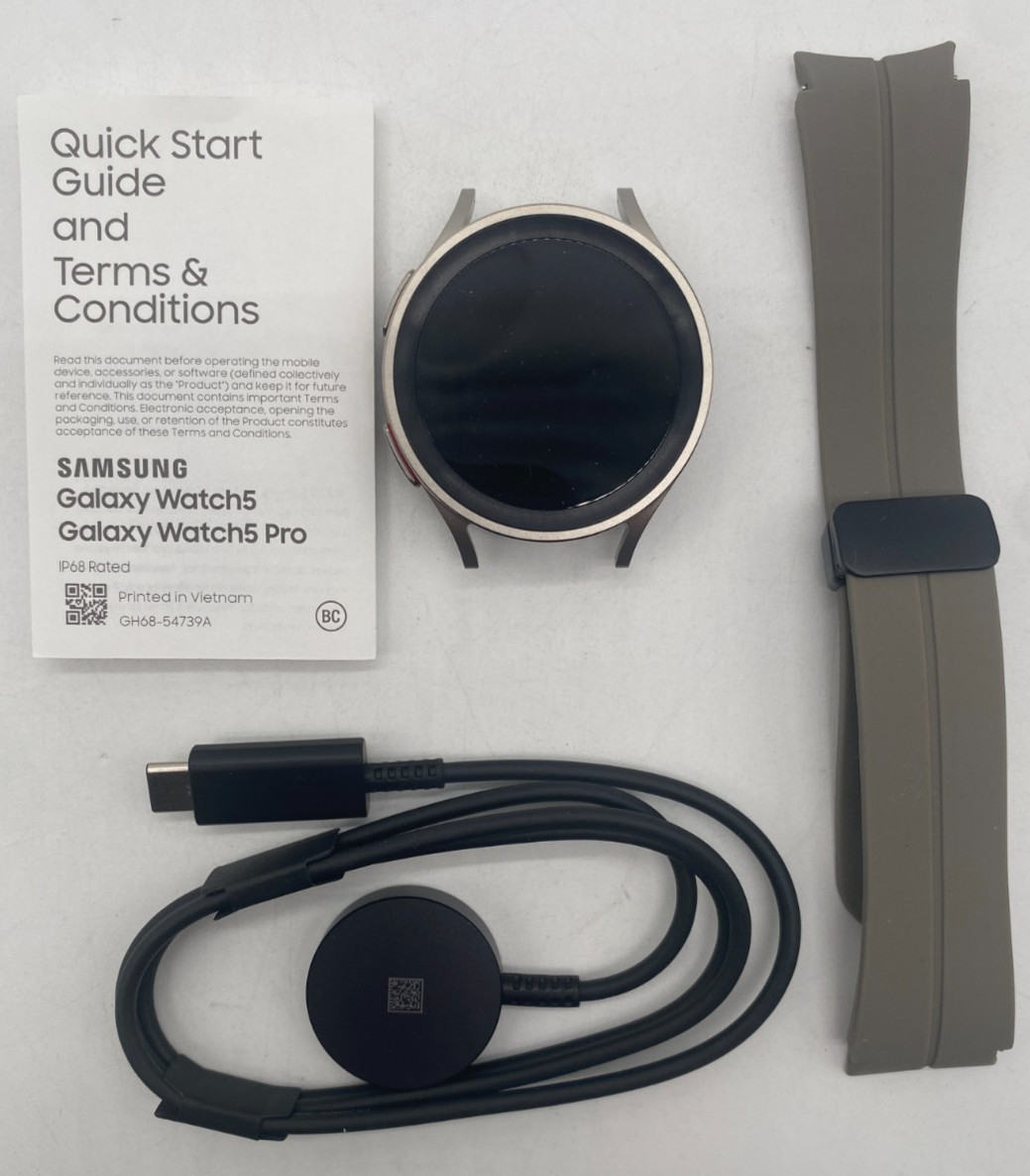 Samsung Galaxy Watch5 Pro | Non-LTE Version| 45mm | Gray Titanium | See Pictures