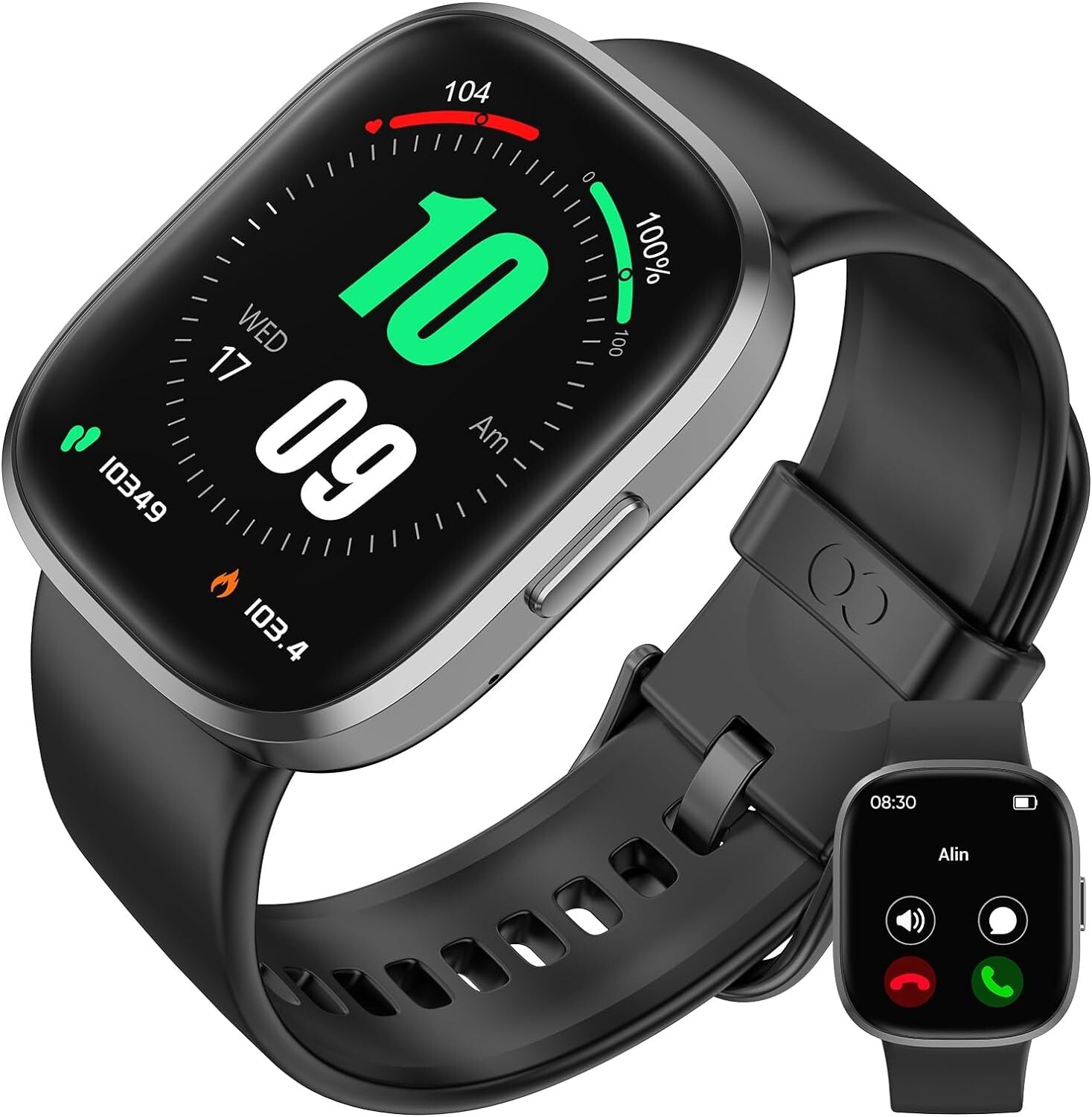 Smart Watch for Men Women(Answer/Make Call), 1.83” HD 1.38oz Activity Fitness T