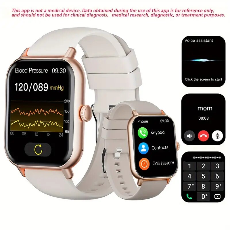 Advanced Smartwatch-Seamless Text&Call, Fitness Tracker with 100+ Exercise Modes
