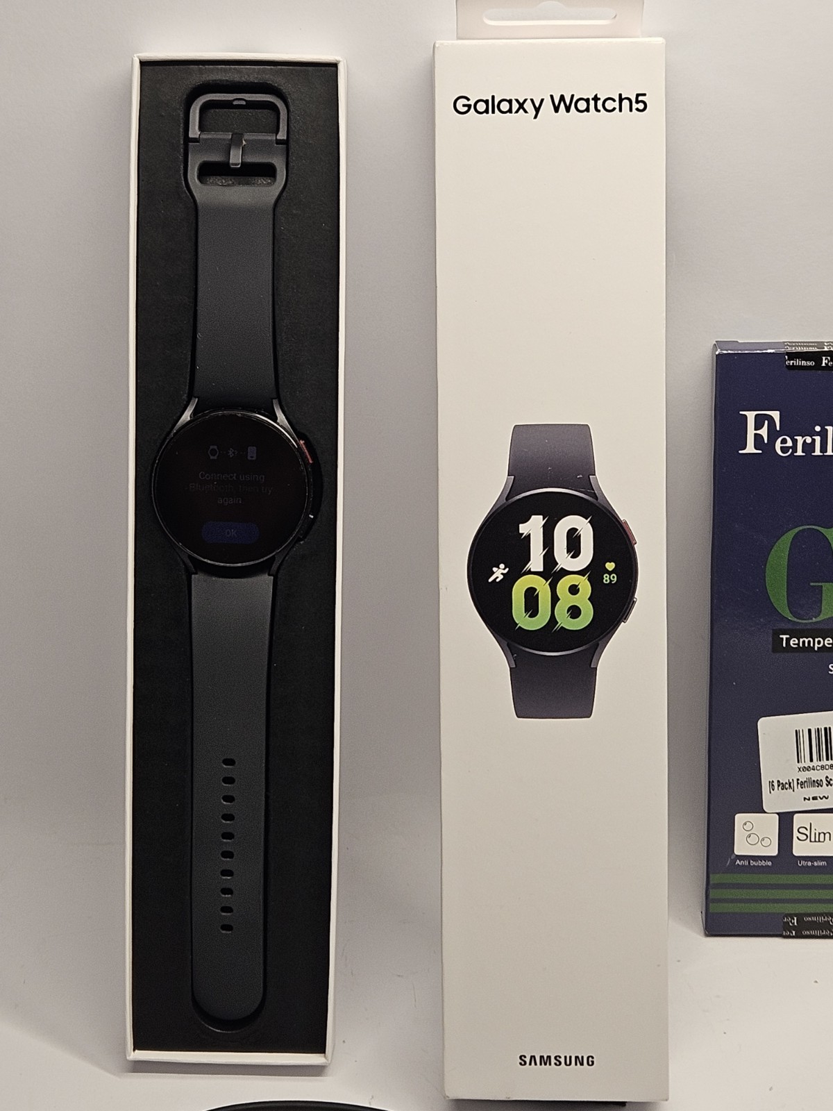 Watch Samsung Galaxy 5 Model SM-R915U 44 mm GPS LTE Sapphire Crystal (Scratched)