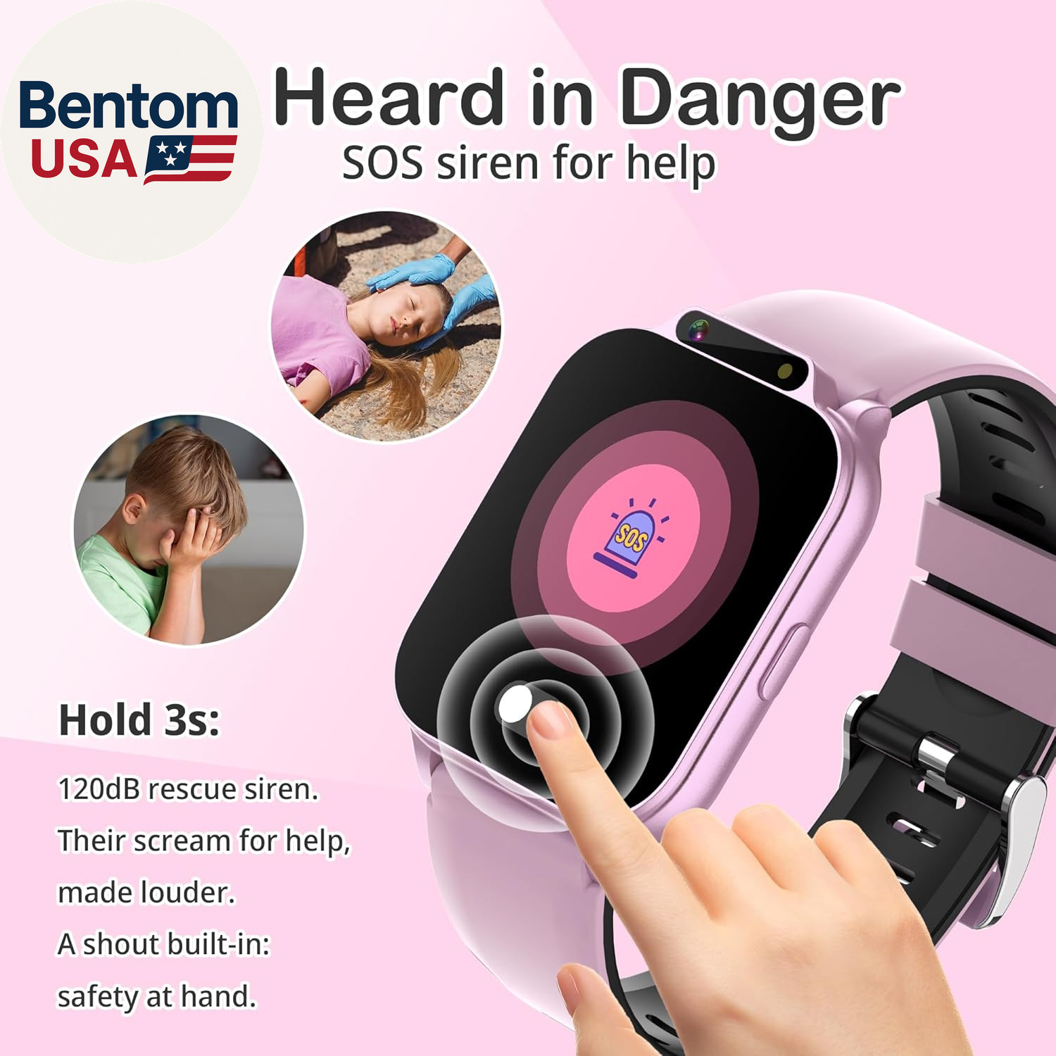 Kids Waterproof Smart Watch Girls with Fitness Tracker Sports Activity Pedometer