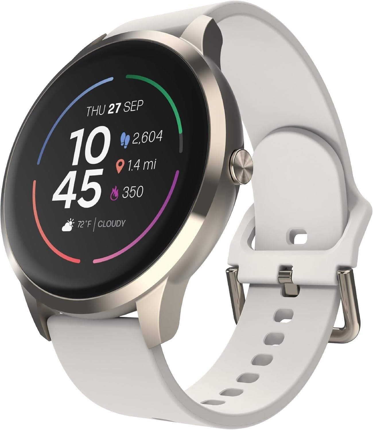iTouch Sport 4 Health & Fitness Smartwatch | 43mm Titanium/Titanium | Excellent