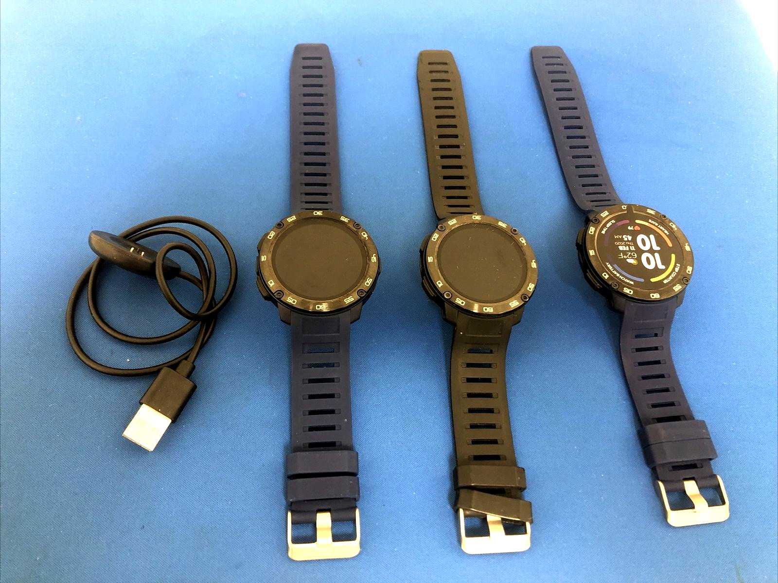 LOT OF 3X WORKING ITECH GLADIATORE 2 WRLSTWATCH MODEL 500114