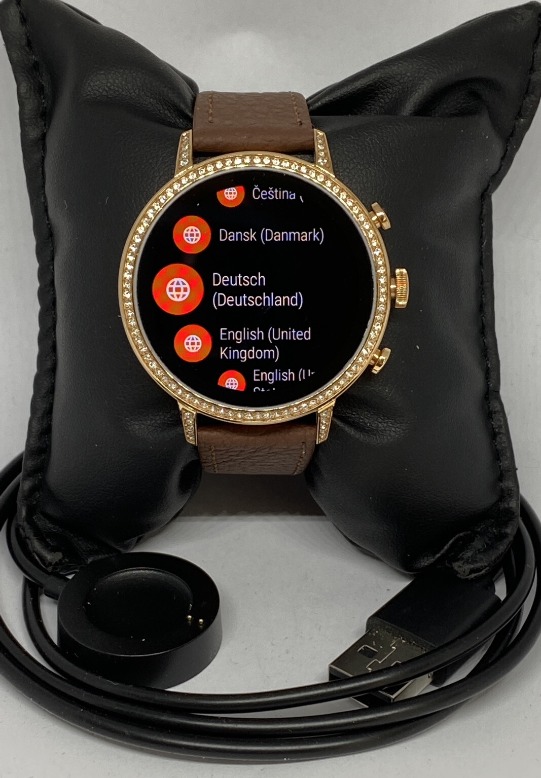 Fossil Gen 4 Authentic Digital Dial Smart Watch Custom Band FTW6011 LT422
