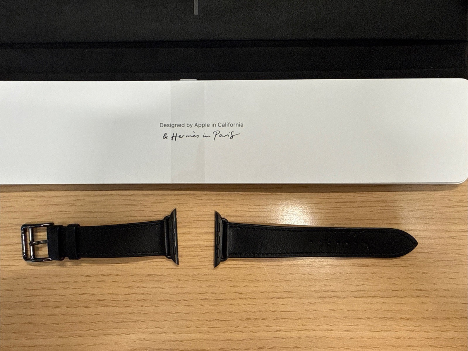 🚀 Apple Watch Series 5 Hermes 40mm Space Black Noir Tour Leather Straps