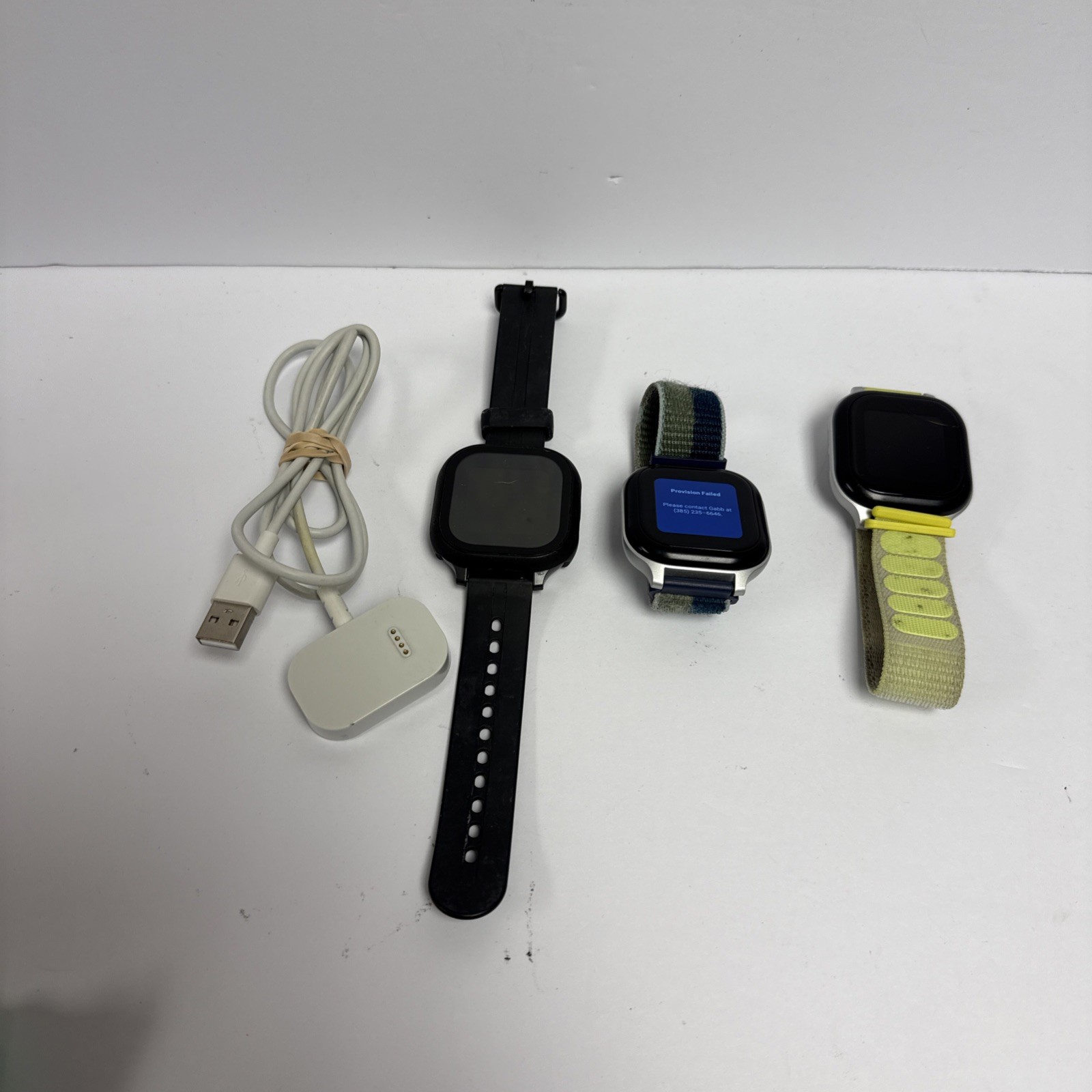 Lot Of 3 Gabb Watch Plus Black Model ZW21 Kids GPS Phone Tracking Untested⚠️