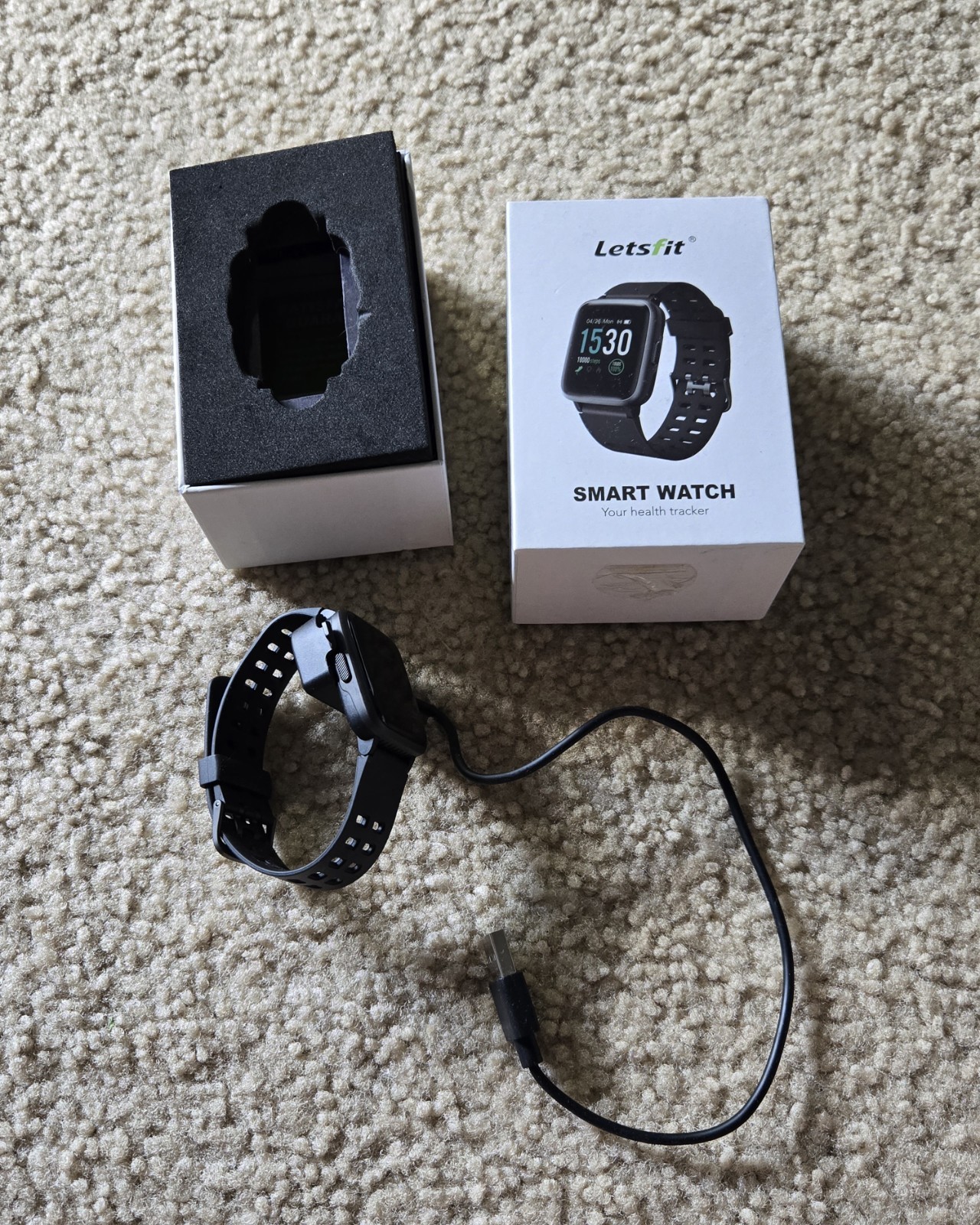 LetsFit ID205L 1.3″ Touch Screen GPS Smart Watch with Heart Rate & Sleep Monitor