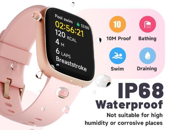 TOOBUR Multifunctional Touch Screen Smartwatch Fitness Tracker