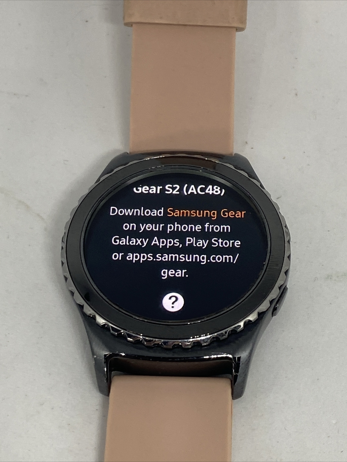 WORKING Samsung Gear S2 – SM-R732 – Black Smart Watch – Nice!