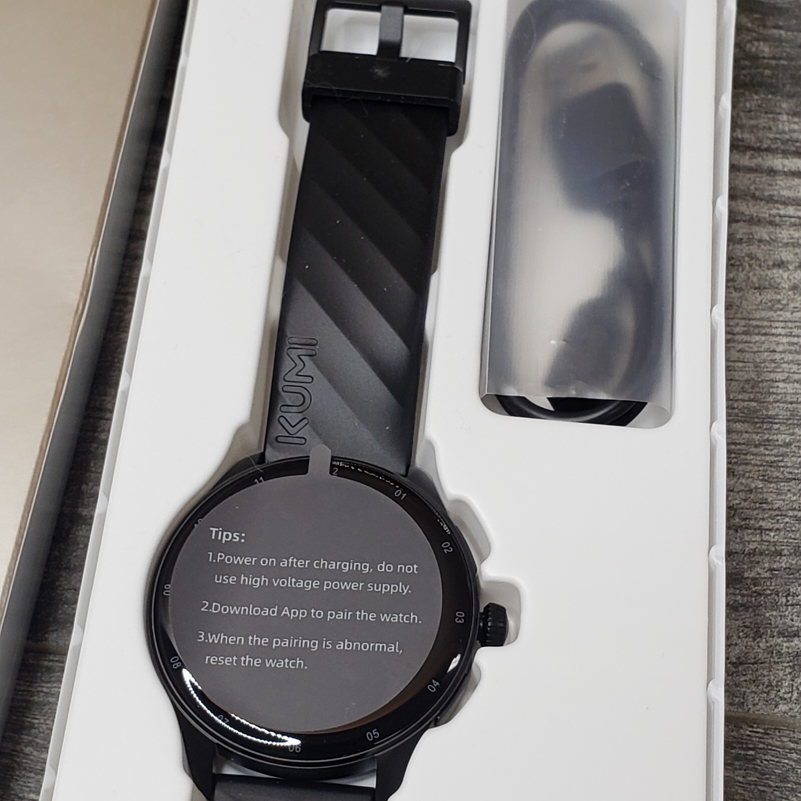 Kumi Smart Watches for Men, 1.43″ AMOLED Smartwatch for Android iPhone GW5 PRO
