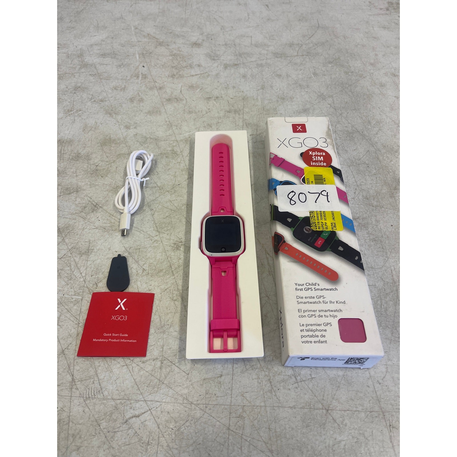 Xplora XGO3 Kids Smart Watch Cell Phone GPS Tracker – PINK, Bundle