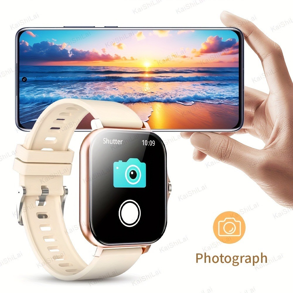 1.83” Smartwatch with Call, 100+ Sports Modes, Remote Camera, Ideal Gift Unisex