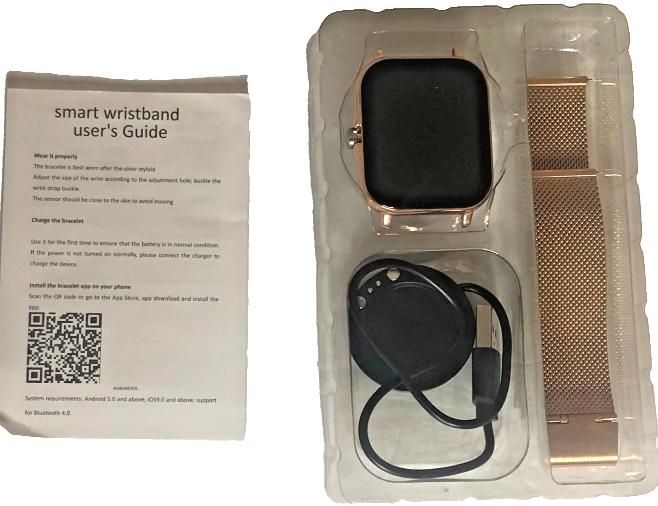 Y13 Smart Watch Men Adjustable Gold Band