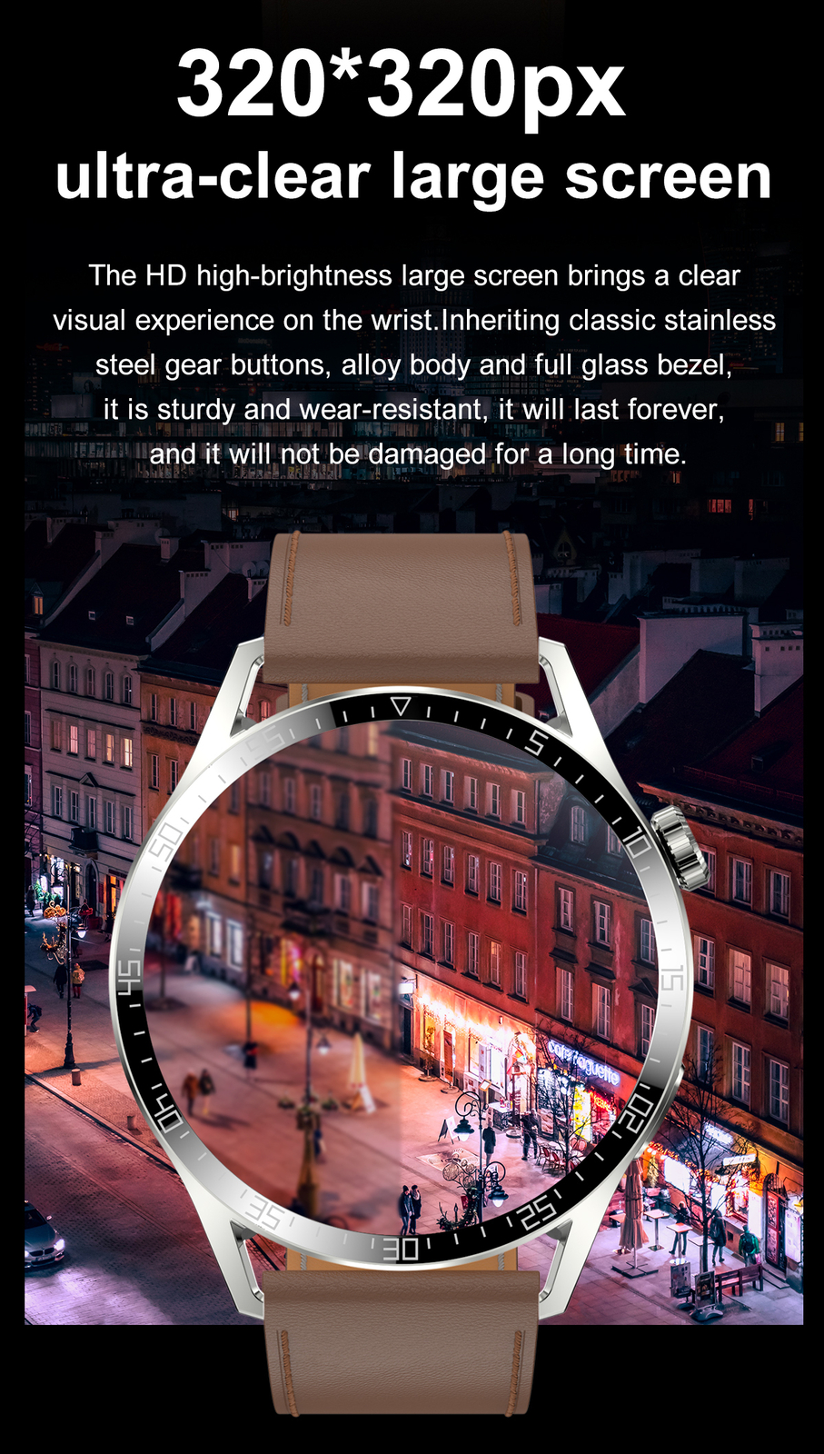 Smart Watch Bluetooth Call Wristwatch Sport Fitness Tracker Touchscreen Bracelet